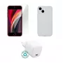 Mobiele oplader eSTUFF ES-KIT-IPHSE(2022) indoor AC transparant wit USB Type-C