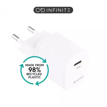 eSTUFF ES637025-BULK mobiele oplader smartphone wit AC snelladen binnen
