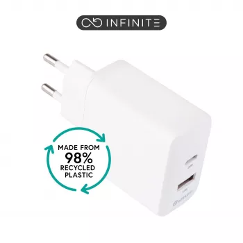 eSTUFF ES637031-BULK oplader voor mobiele apparaten smartphone wit AC snelladen binnen