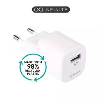 eSTUFF ES637001-BULK oplader voor mobiele apparaten smartphone wit AC binnen