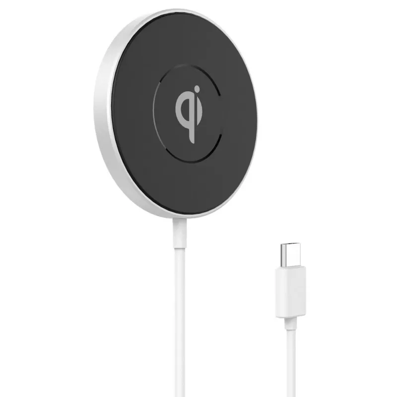 eSTUFF ES638100 mobiele oplader smartphone aluminium AC draadloos laden snellaadfunctie binnen