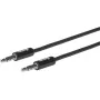 eSTUFF ES608001 audiokabel 0,5 m 3,5 mm zwart