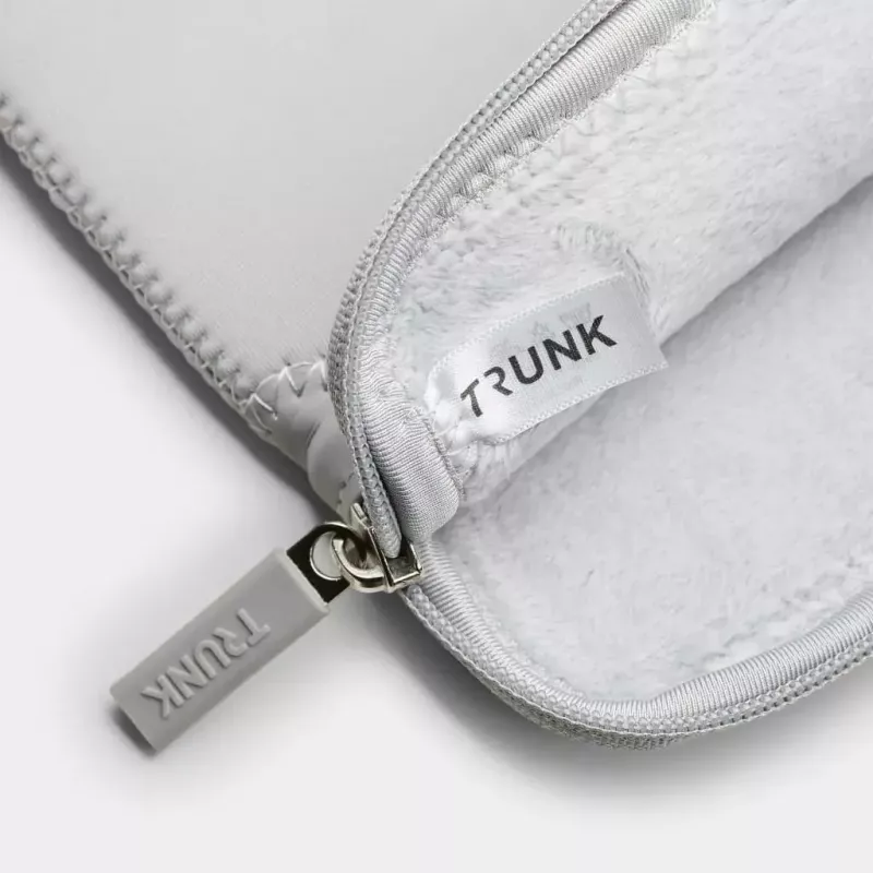 Sleeve case Trunk Neoprene Sleeve 33 cm 13 inch zilver