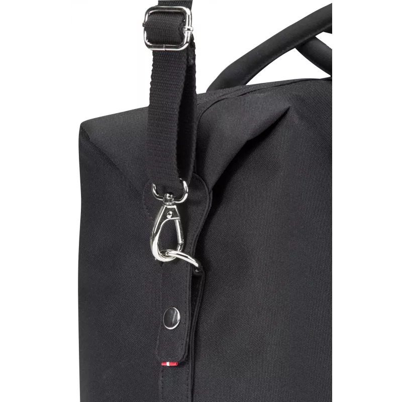 dbramante1928 Broadway Weekender tas gerecycled zwart draagbeugel 900 g