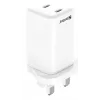 AC-lader SANDBERG Dual USB-C PD65W UK 441-62 — dual USB-C PD 65W, UK-stekker