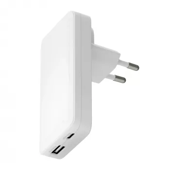 dbramante1928 Pro - EU/US slanke oplader - USB-C 65W+USB-A 30W - W