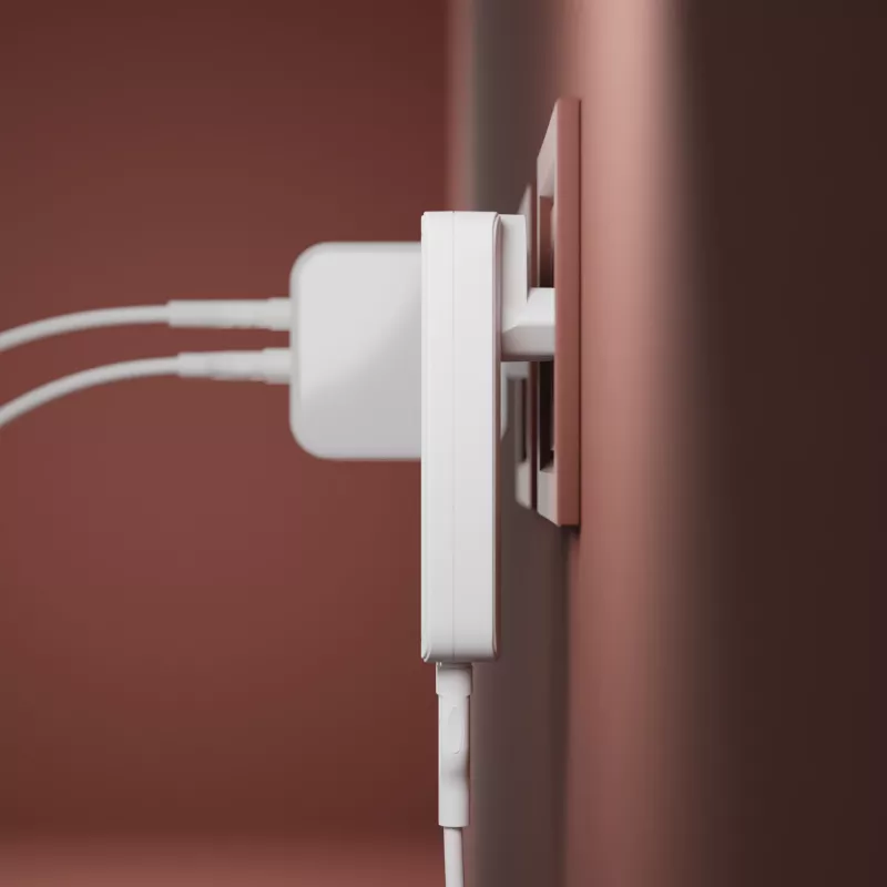 dbramante1928 Pro - EU/US slanke oplader - USB-C 65W+USB-A 30W - W