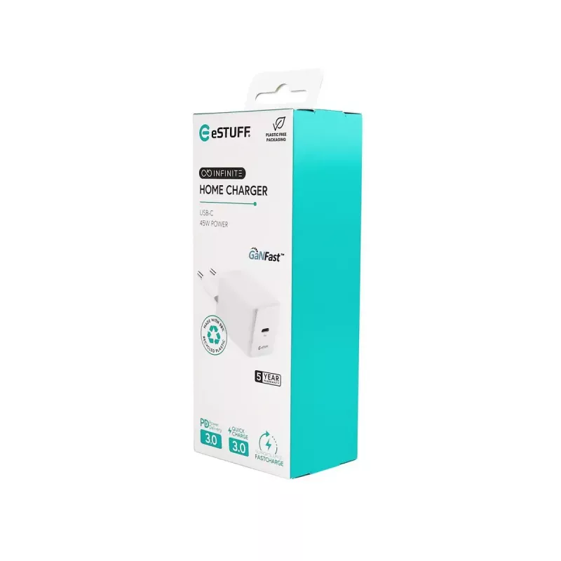 eSTUFF INFINITE ES637046 USB-C-lader EU PD 45W GaN