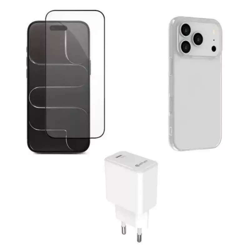 Voedingskit eSTUFF ES-KIT-IPH17PROMAX voor iPhone 17 Pro Max laad- en kabelset