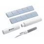 Reinigingsset Sandberg Cleaning Pen Kit voor Airpods grijs wit