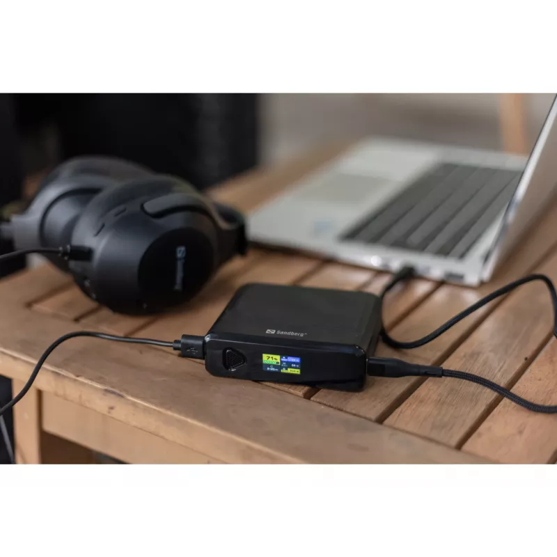 Draagbare oplader Sandberg Travel Powerbank 20000 PD100W, 20000 mAh