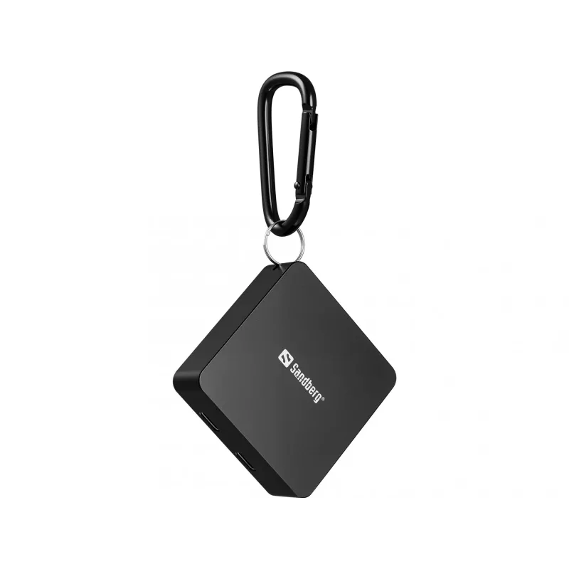 Draagbare accu Sandberg 3in1 Magnet Powerbank 5000, 5000 mAh
