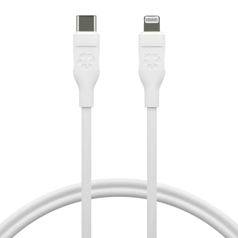 USB-C naar Lightning kabel 1,2 m, dbramante re-charge Pro, wit