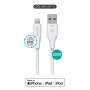 Lightning-kabel eSTUFF ES601270-BULK 2 m wit 5V 2,4A