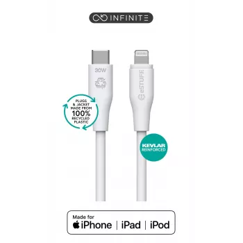 Lightning-kabel eSTUFF ES602370-BULK 3 m USB-C 2,4A