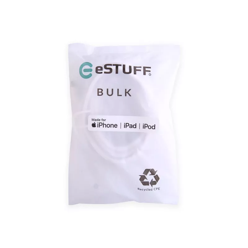 Lightning-kabel eSTUFF ES602370-BULK 3 m USB-C 2,4A