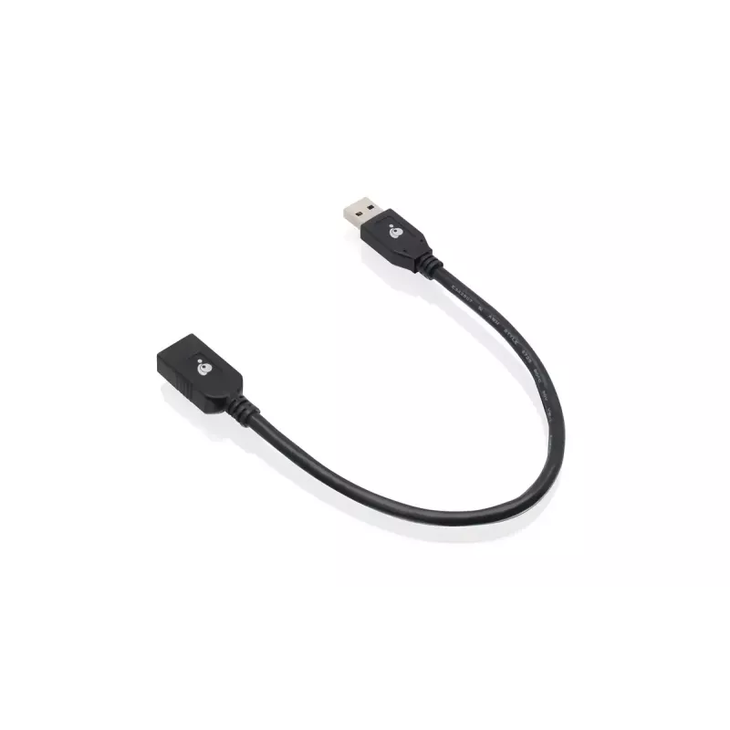 IOGEAR G2LU3AMF USB-kabel USB 3.2 Gen 1 0,3 m USB A zwart