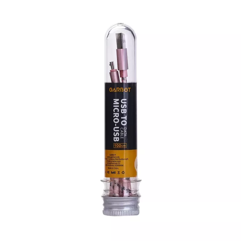 USB-kabel Garbot C-05-10196 1 m USB A Micro-USB B roze