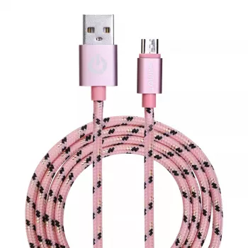 USB-kabel Garbot C-05-10196 1 m USB A Micro-USB B roze