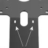 Compulocks VESA Fixed 45 Degree Core Counter Stand multimedia-standaard zwart aluminium