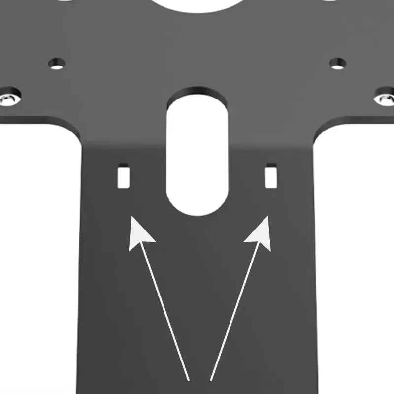 Compulocks VESA Fixed 45 Degree Core Counter Stand multimedia-standaard zwart aluminium