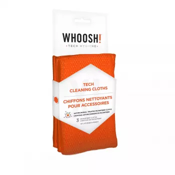 WHOOSH! Tech Cleaning Cloths reinigingsdoekjes voor apparaten mobiele telefoon oranje