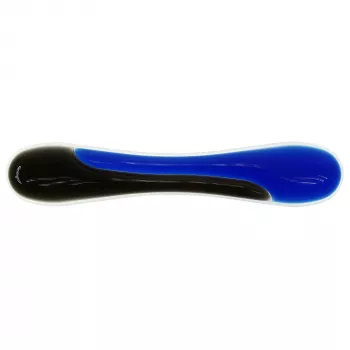 Kensington Duo Gel polssteun voor toetsenbord — blauw, zwart, blauw, gel, Taiwan, MIL-STD-810H methode 504.3 contaminatie door vloeistoffen, 240 mm, 182 mm
