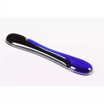 Kensington Duo Gel polssteun voor toetsenbord — blauw, zwart, blauw, gel, Taiwan, MIL-STD-810H methode 504.3 contaminatie door vloeistoffen, 240 mm, 182 mm