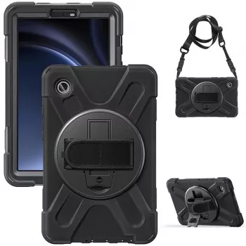 eSTUFF AUSTIN Defender-hoes voor Samsung Galaxy Tab A9 – zwart