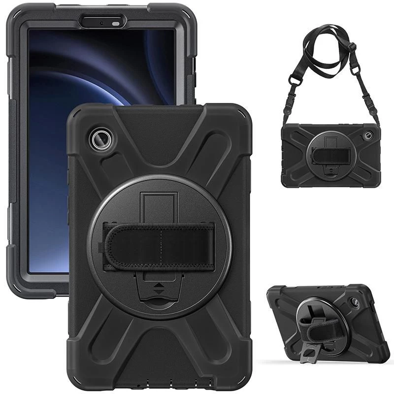 eSTUFF AUSTIN Defender-hoes voor Samsung Galaxy Tab A9 – zwart