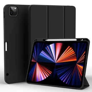 eSTUFF ES68201400-BULK Tablet-hoes 32,8 cm (12,9 inch) Folio zwart, transparant