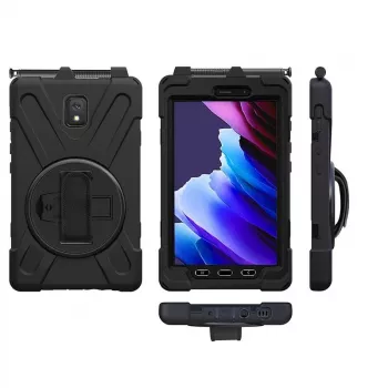 eSTUFF AUSTIN Defender Case voor Samsung Galaxy Tab Active3 - zwart