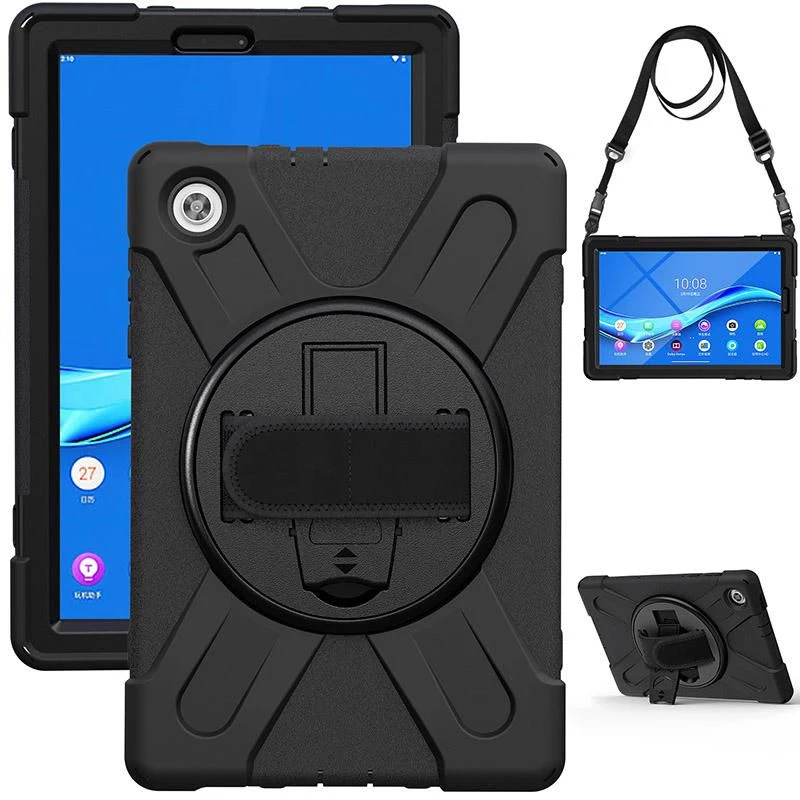 eSTUFF AUSTIN Defender hoes voor Lenovo TAB M10 HD 2nd Gen (TB-X306X) – zwart