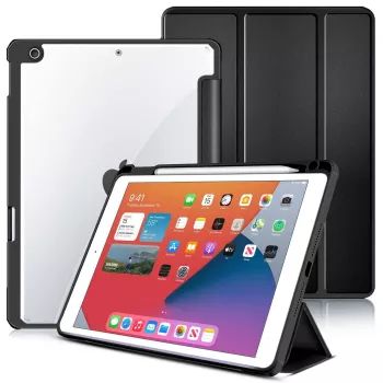 eSTUFF ES68200001-BULK tablet-hoes 25,9 cm (10,2 inch) folio zwart, transparant