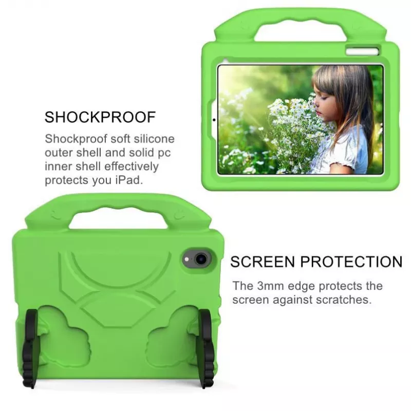 Hoes eSTUFF ES682309-BULK voor Apple iPad mini 2021 groen