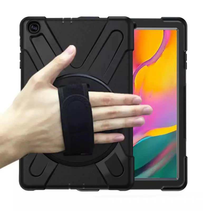 eSTUFF ES681840-BULK AUSTIN Defender tablet-achterkant 25,6 cm (10,1 inch) voor Samsung Galaxy Tab A (2019), zwart