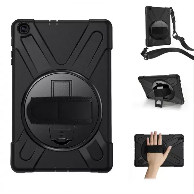 eSTUFF ES681840-BULK AUSTIN Defender tablet-achterkant 25,6 cm (10,1 inch) voor Samsung Galaxy Tab A (2019), zwart