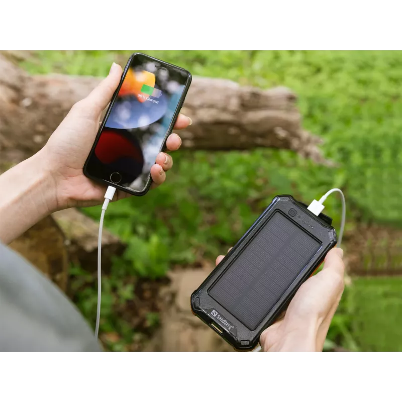 Powerbank Sandberg 3in1 Solar Powerbank 10000 10000 mAh 2A zwart