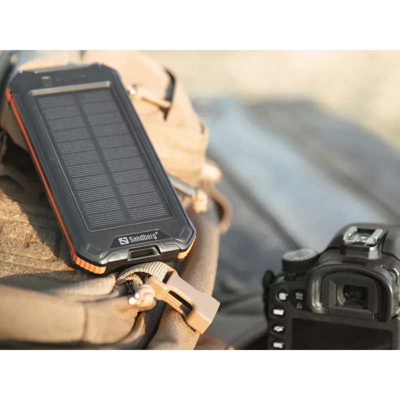 Powerbank Sandberg 3in1 Solar Powerbank 10000 10000 mAh 2A zwart