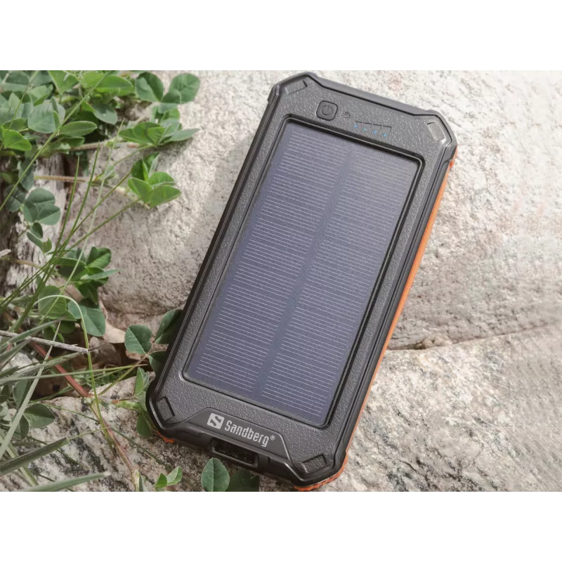 Powerbank Sandberg 3in1 Solar Powerbank 10000 10000 mAh 2A zwart