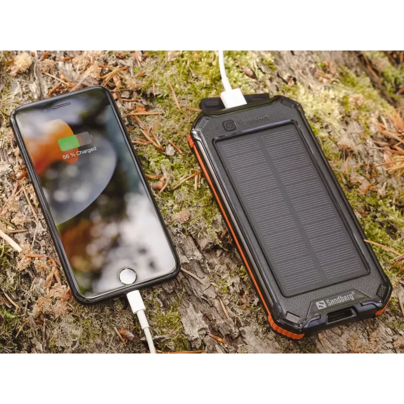 Powerbank Sandberg 3in1 Solar Powerbank 10000 10000 mAh 2A zwart