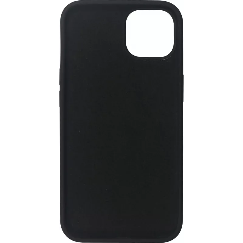 eSTUFF Infinite Riga ES67120036-BULK achterkant voor mobiele telefoon Apple iPhone 13, polycarbonaat, 100% gerecycled siliconen, zwart