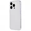 eSTUFF Infinite Vienna ES67100028-BULK achterkant voor mobiele telefoon voor Apple iPhone 15 Pro Max, MagSafe-compatibel, TPU, transparant