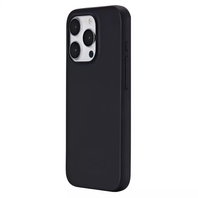 eSTUFF Infinite Vienna ES67101027-BULK achterkant voor mobiele telefoon voor Apple iPhone 15 Pro, MagSafe-compatibel, TPU, zwart