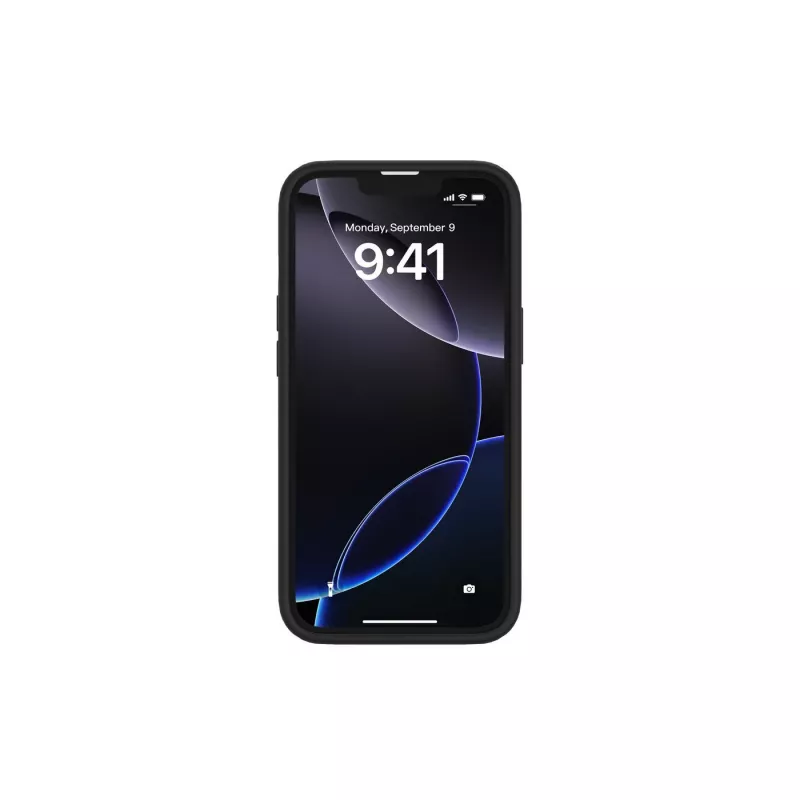 eSTUFF Infinite Riga ES67120021-BULK achterkant voor mobiele telefoon voor Apple iPhone 14, polycarbonaat, siliconen, zwart