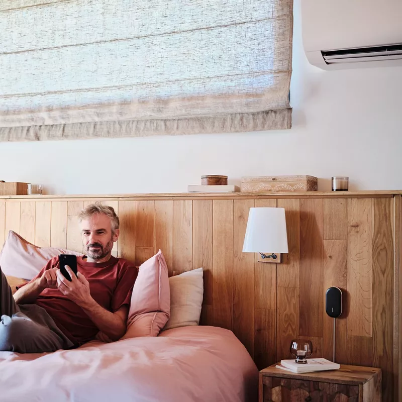 Controller Netatmo Smart AC Controller zwart wit metaal kunststof