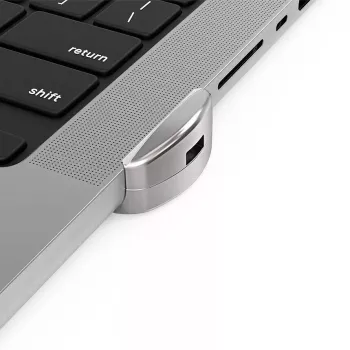 Compulocks Ledge Lock Adapter voor MacBook Pro 16 inch M1 M2 M3 Zilver