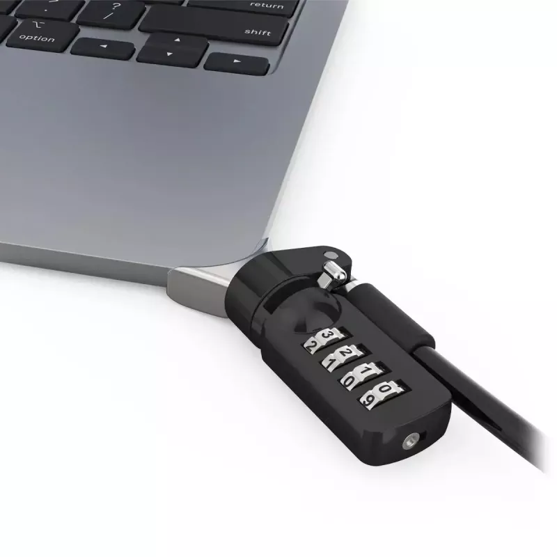 Compulocks Ledge voor MacBook Air 13 inch M2 en M3 met cijferslot Zilver
