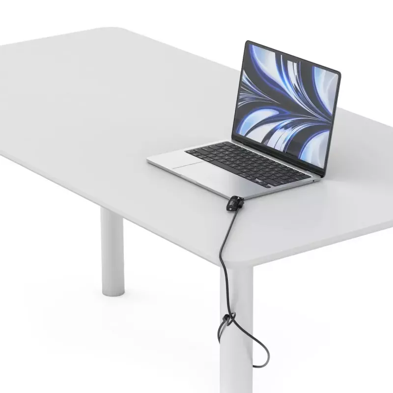 Compulocks Ledge voor MacBook Air 13 inch M2 en M3 met cijferslot Zilver