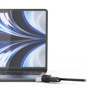 Compulocks Ledge voor MacBook Air 13 inch M2 en M3 met cijferslot Zilver